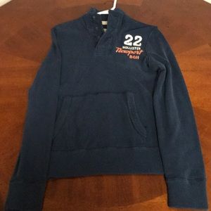 Hollister Turtleneck/Henley Sweatshirt